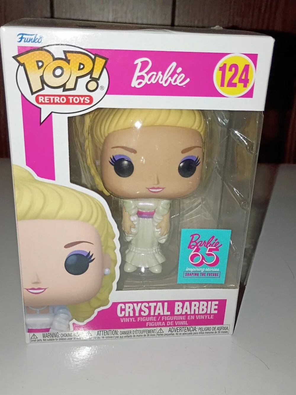 NEW Funko Pop! Retro Toys Barbie #124 Crystal Barbie